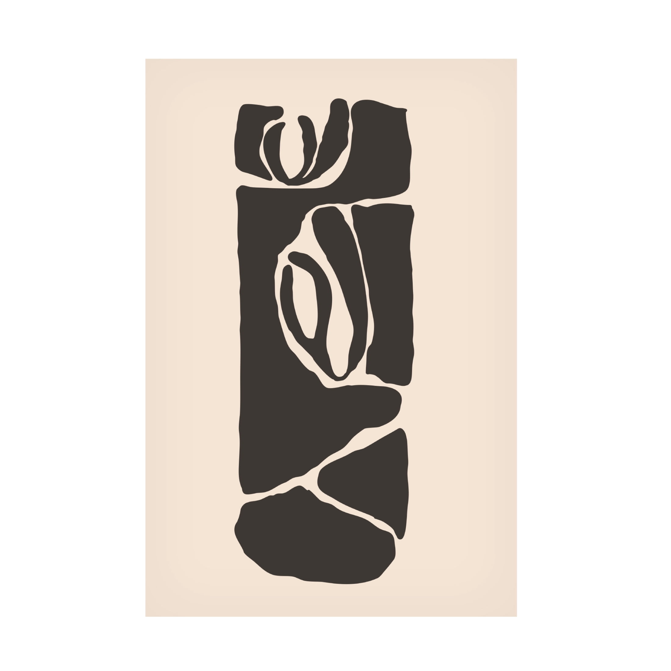 Trademark Fine Art jay stanley Abstract Face Series 5 Canvas Wall Art