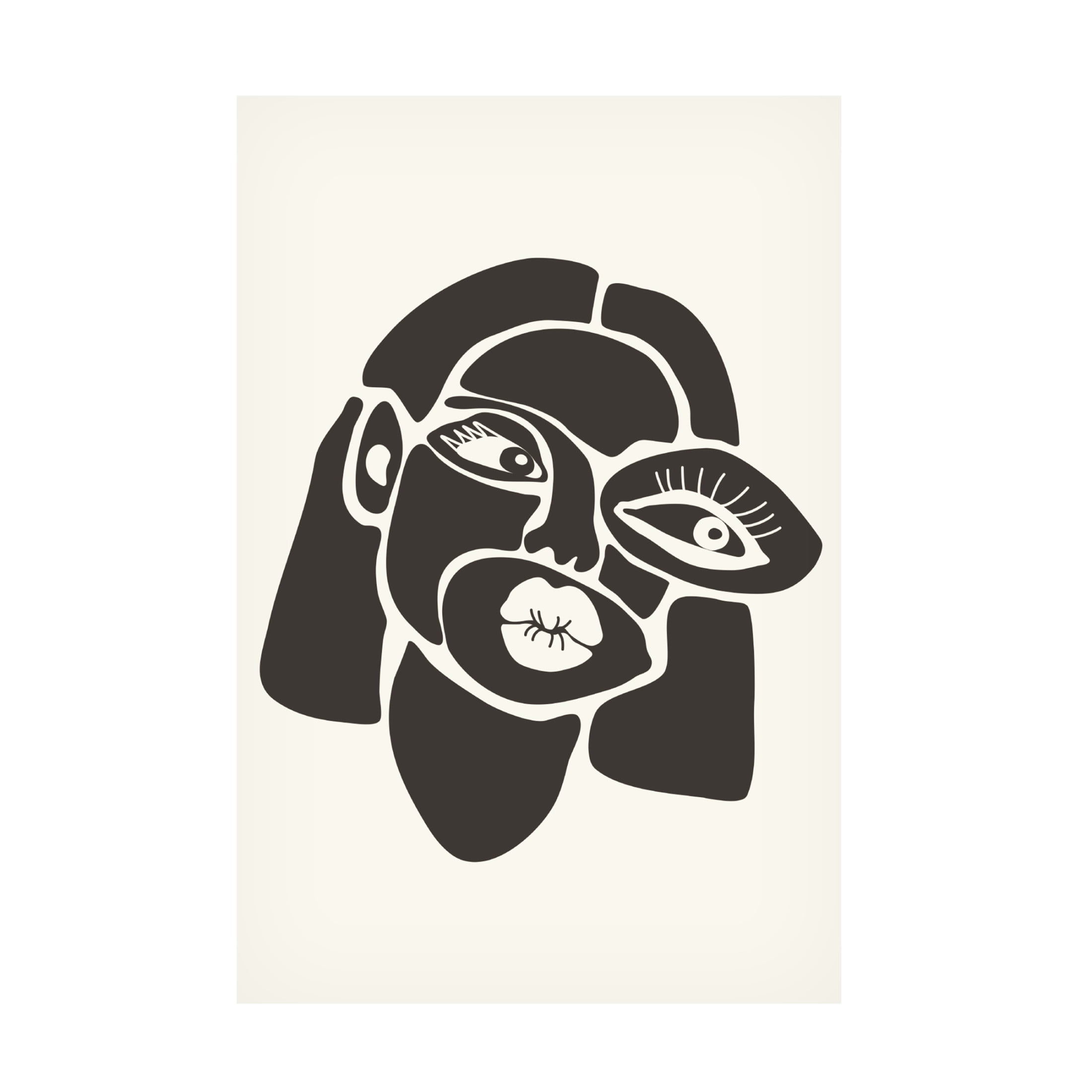 Trademark Fine Art jay stanley Abstract Faces Series 4 Canvas Wall Art