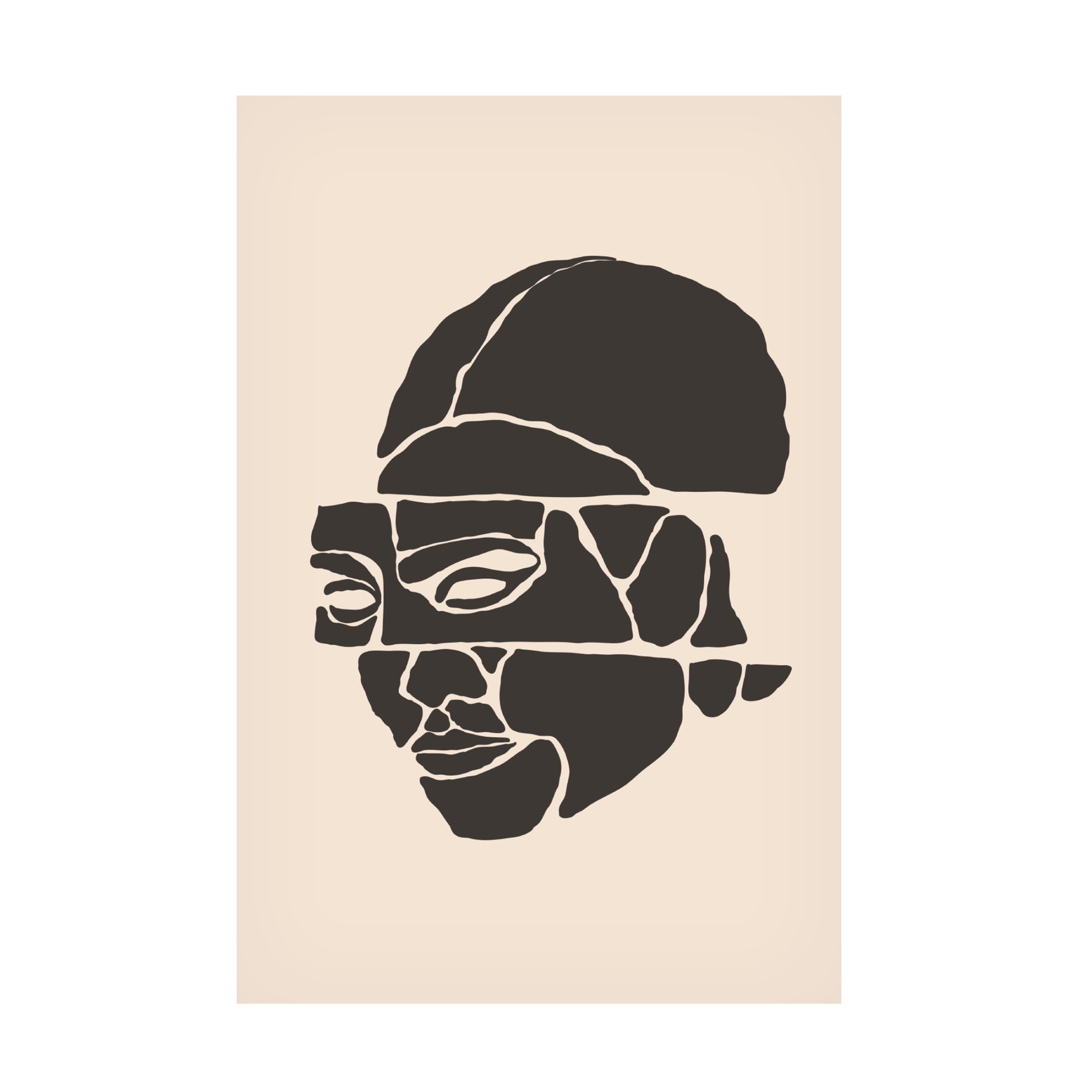 Trademark Fine Art jay stanley Abstract Faces Set 1 Canvas Wall Art