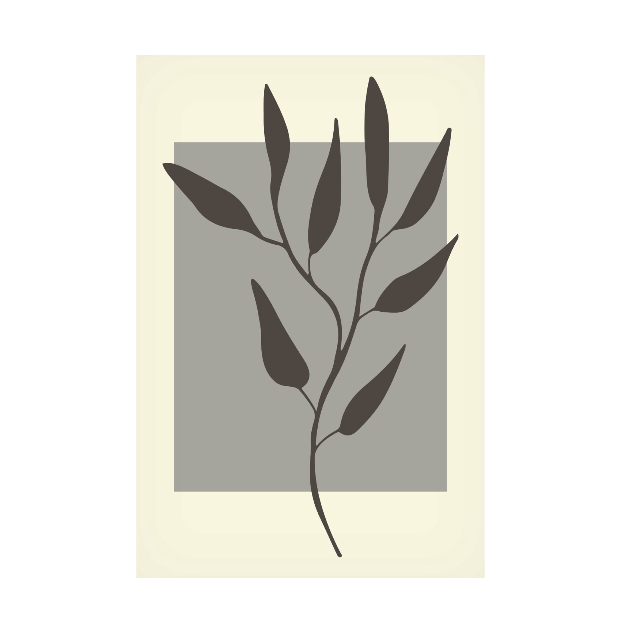 Trademark Fine Art jay stanley Abstract Minimal Plants 2 Canvas Wall Art