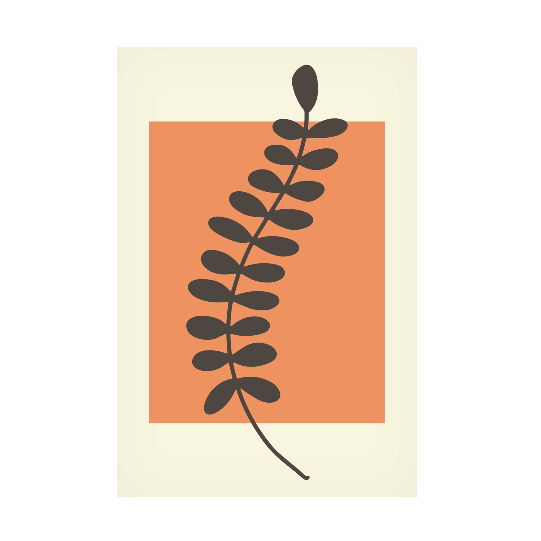 Trademark Fine Art jay stanley Abstract Minimal Plants 3 Canvas Wall Art