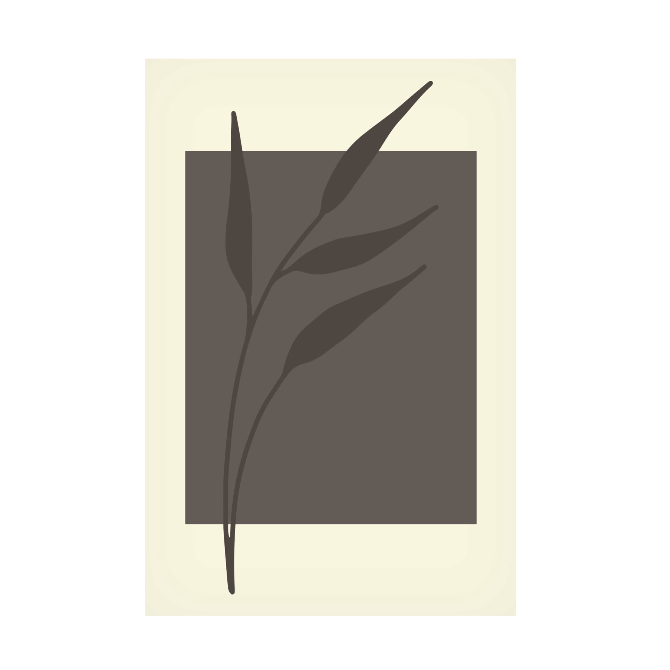Trademark Fine Art jay stanley Abstract Minimal Plants 4 Canvas Wall Art