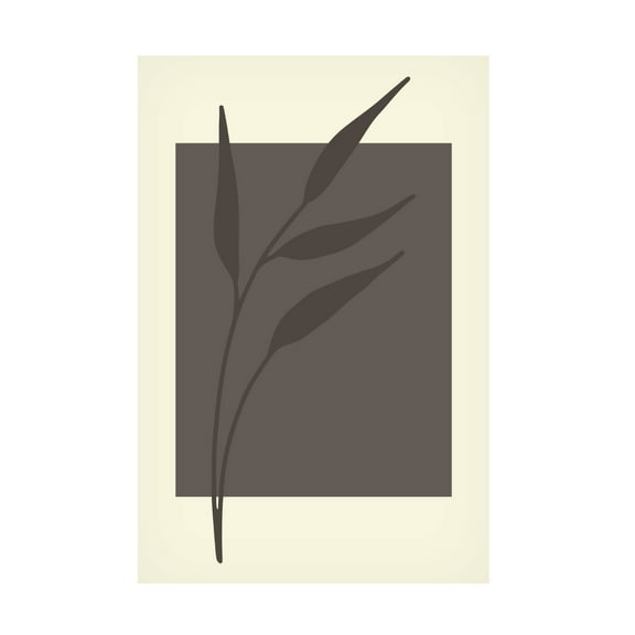 Trademark Fine Art jay stanley Abstract Minimal Plants 4 Canvas Wall Art