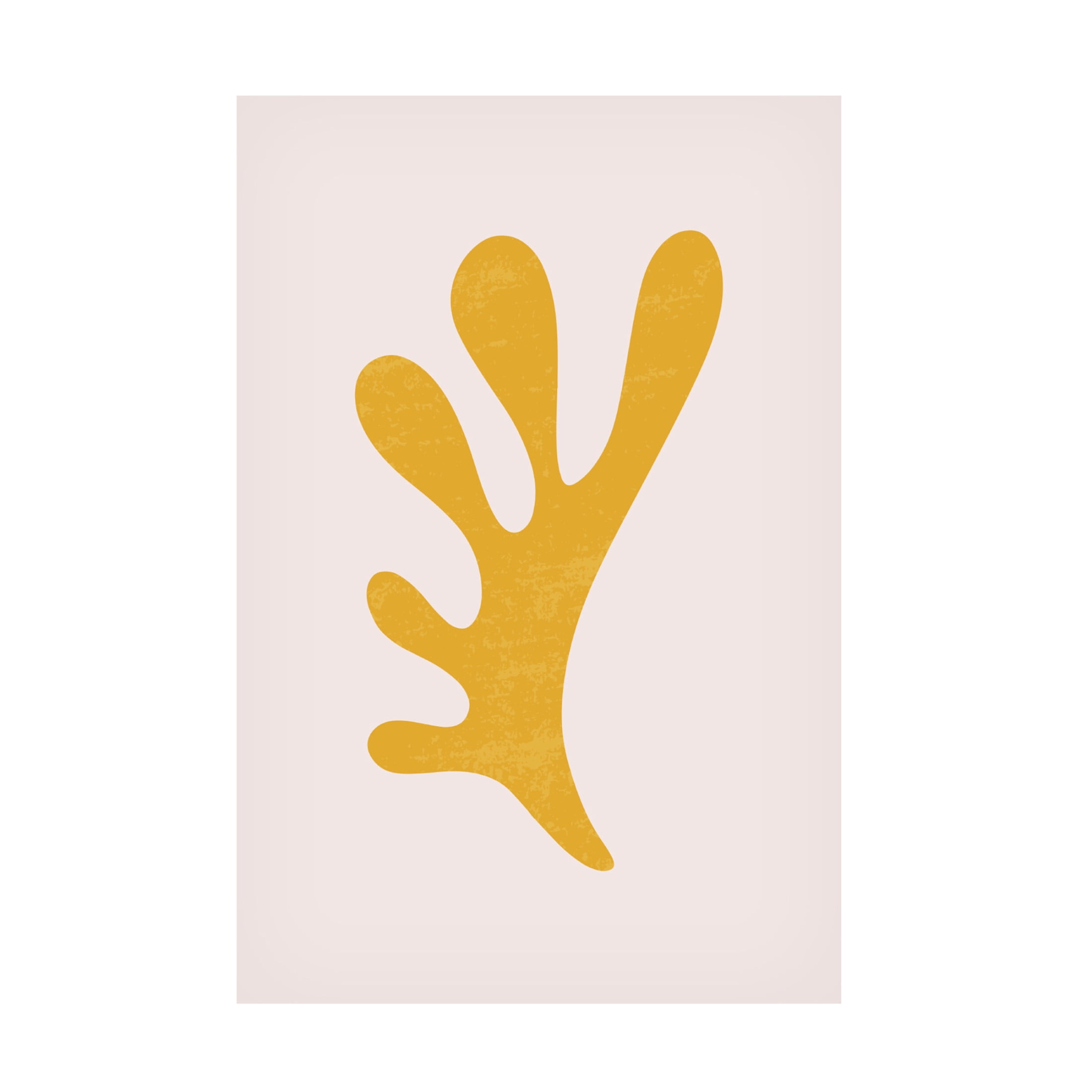Trademark Fine Art jay stanley Abstract Yellow Algae Canvas Wall Art