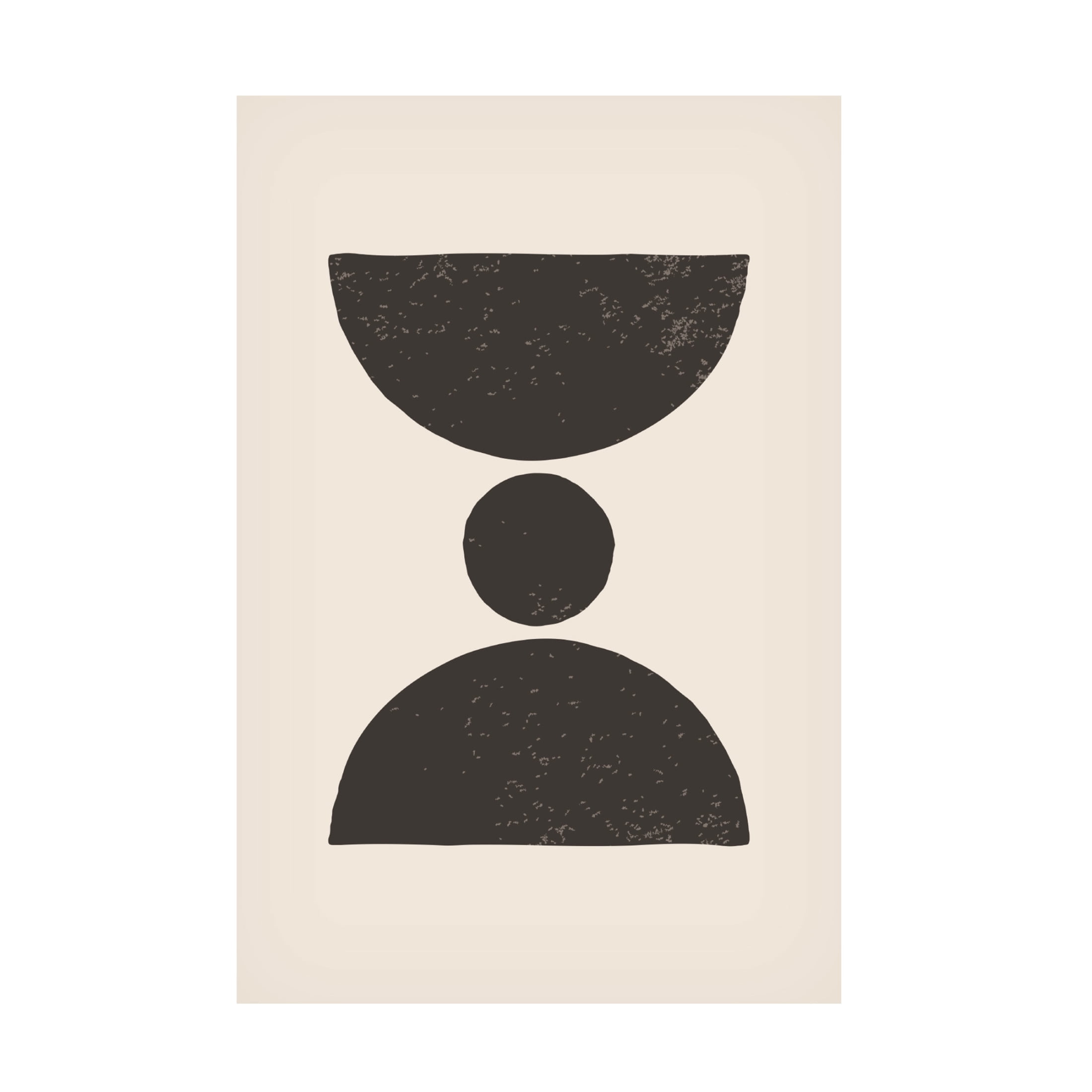 Trademark Fine Art jay stanley Black Abstract Shapes Series 3 Canvas Wall Art