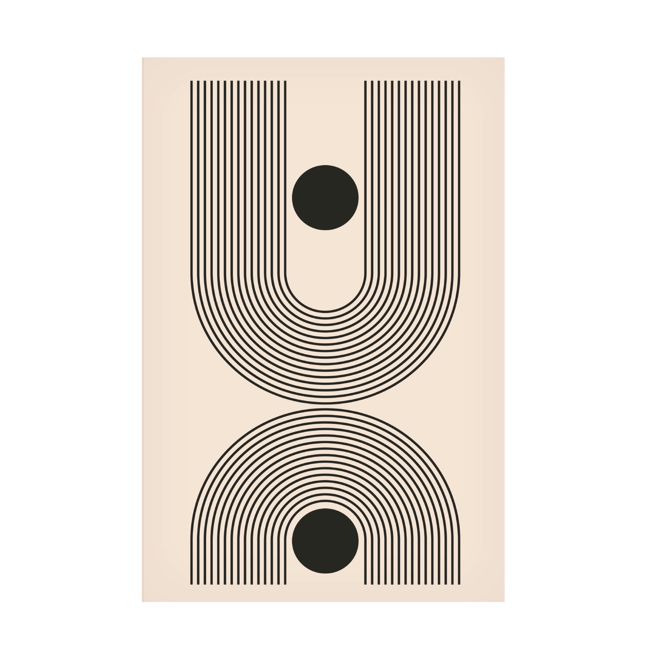 Trademark Fine Art jay stanley Black Boho Vibe Series 1 Canvas Wall Art