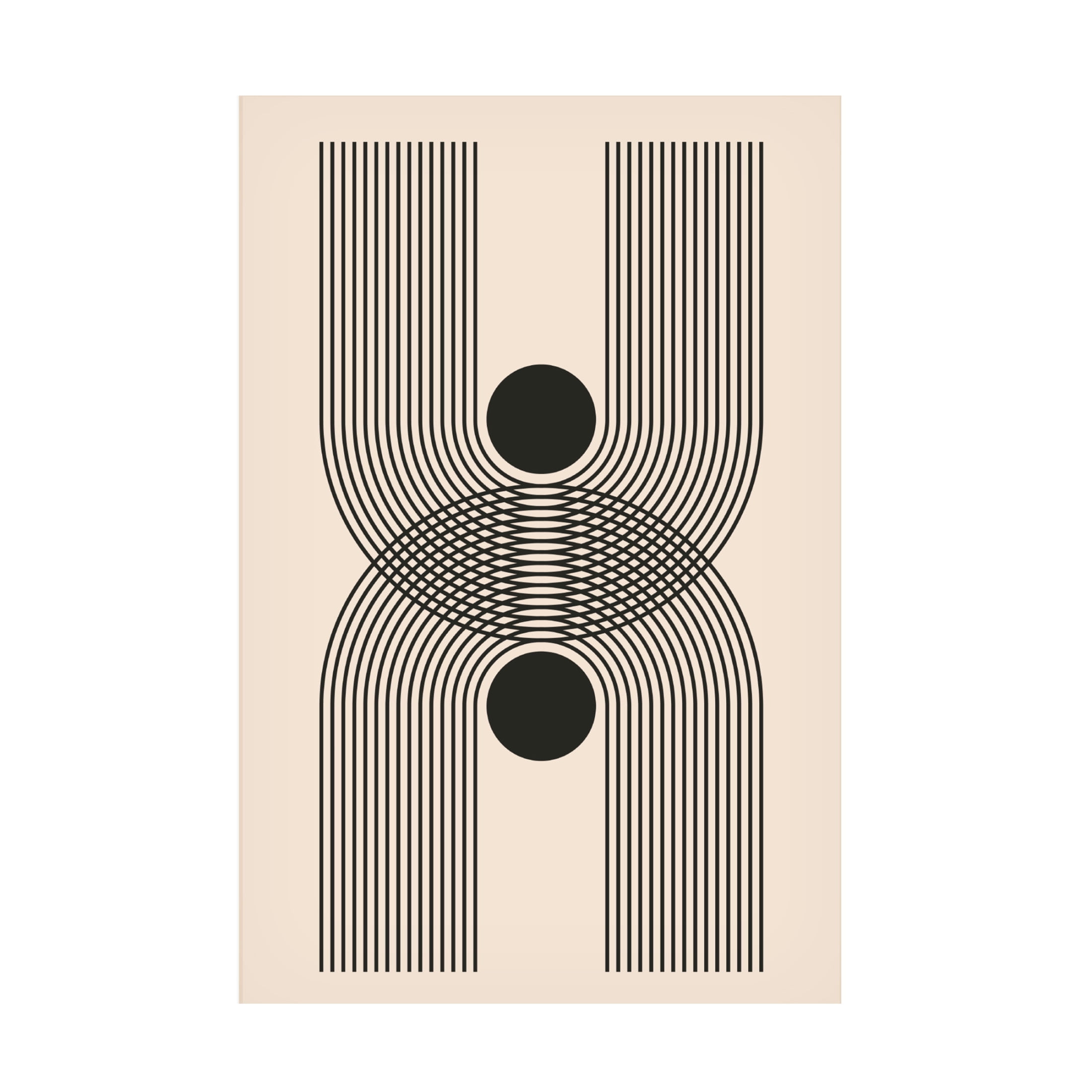 Trademark Fine Art jay stanley Black Boho Vibe Series 2 Canvas Wall Art