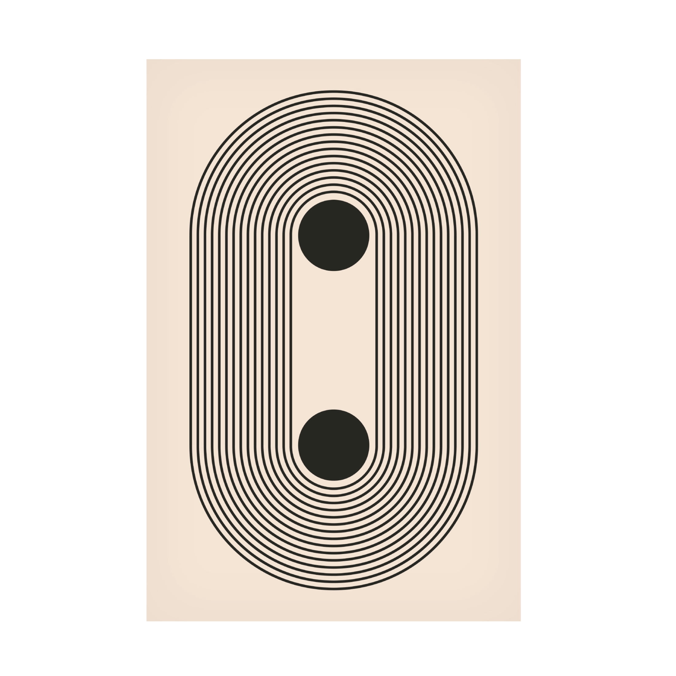 Trademark Fine Art jay stanley Black Boho Vibe Series 4 Canvas Wall Art