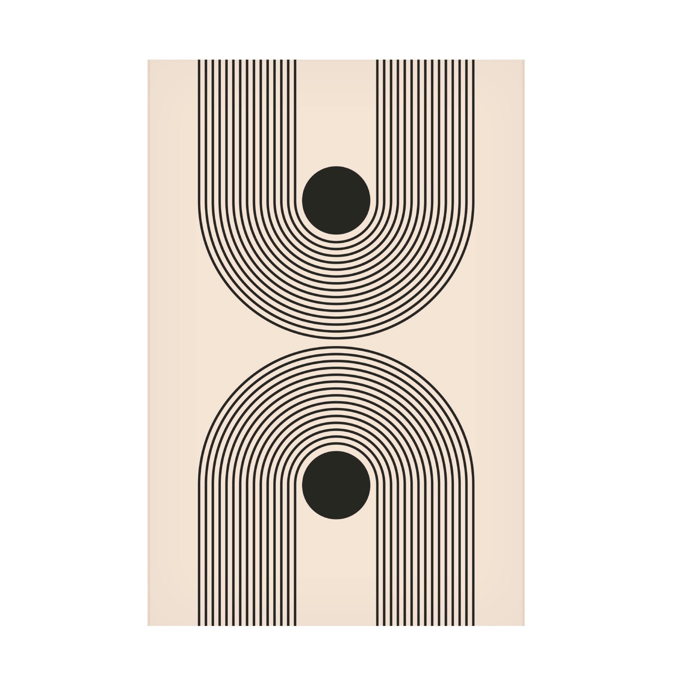 Trademark Fine Art jay stanley Black Boho Vibe Series 5 Canvas Wall Art