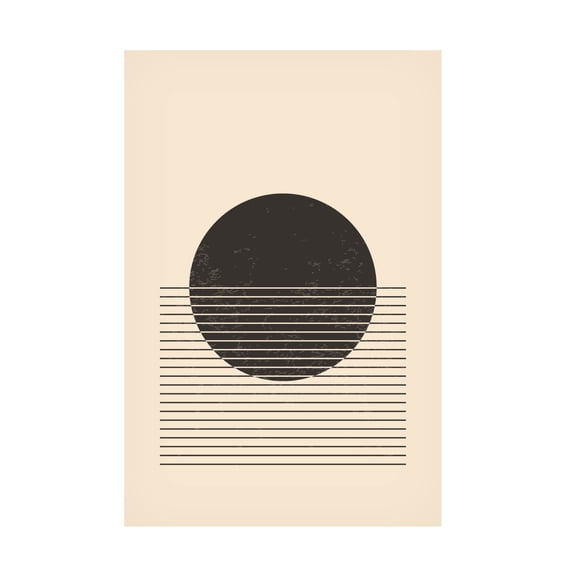 Trademark Fine Art jay stanley Black and White Line Series 1 Canvas Wall Art