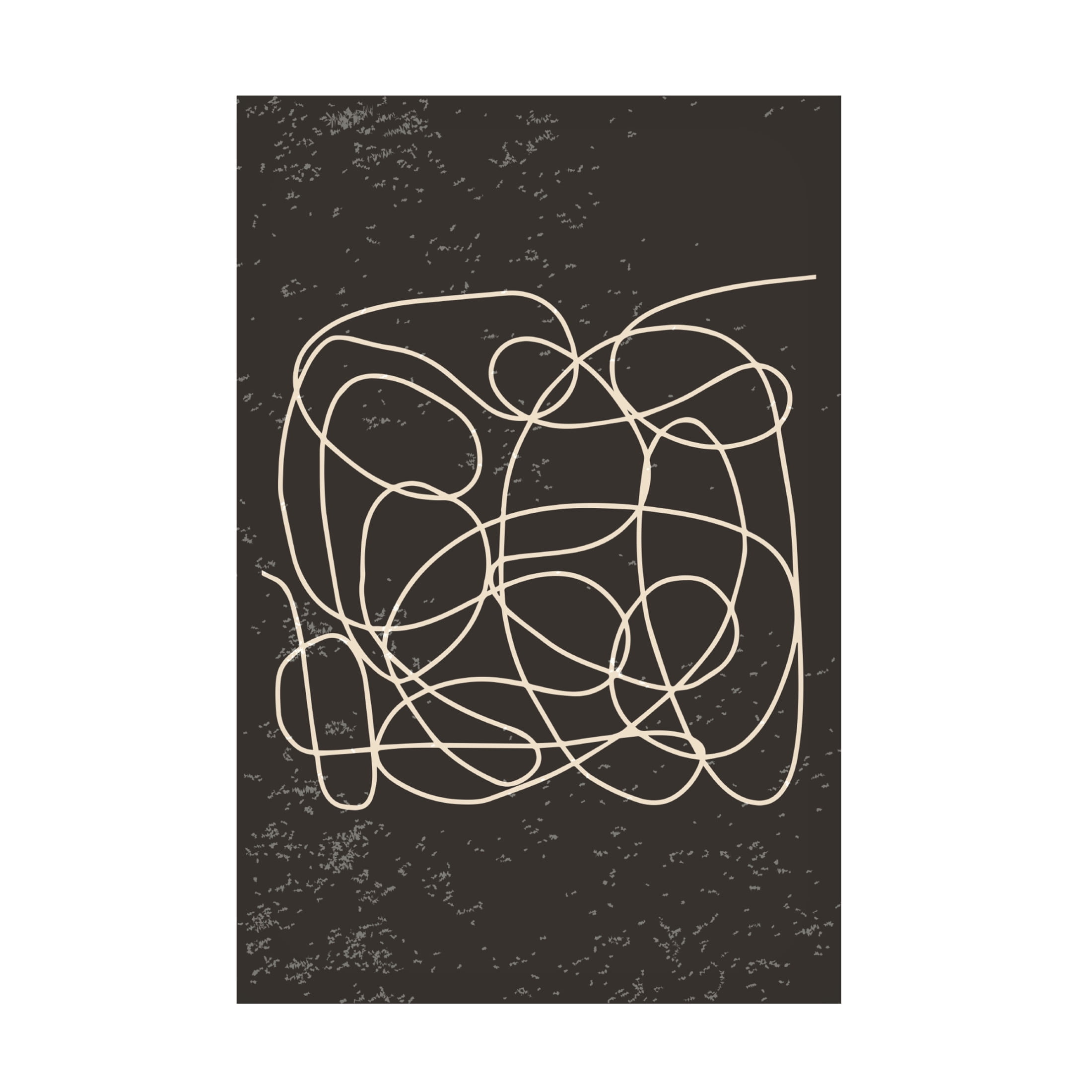 Trademark Fine Art jay stanley  Black and White Lines 1 Canvas Wall Art