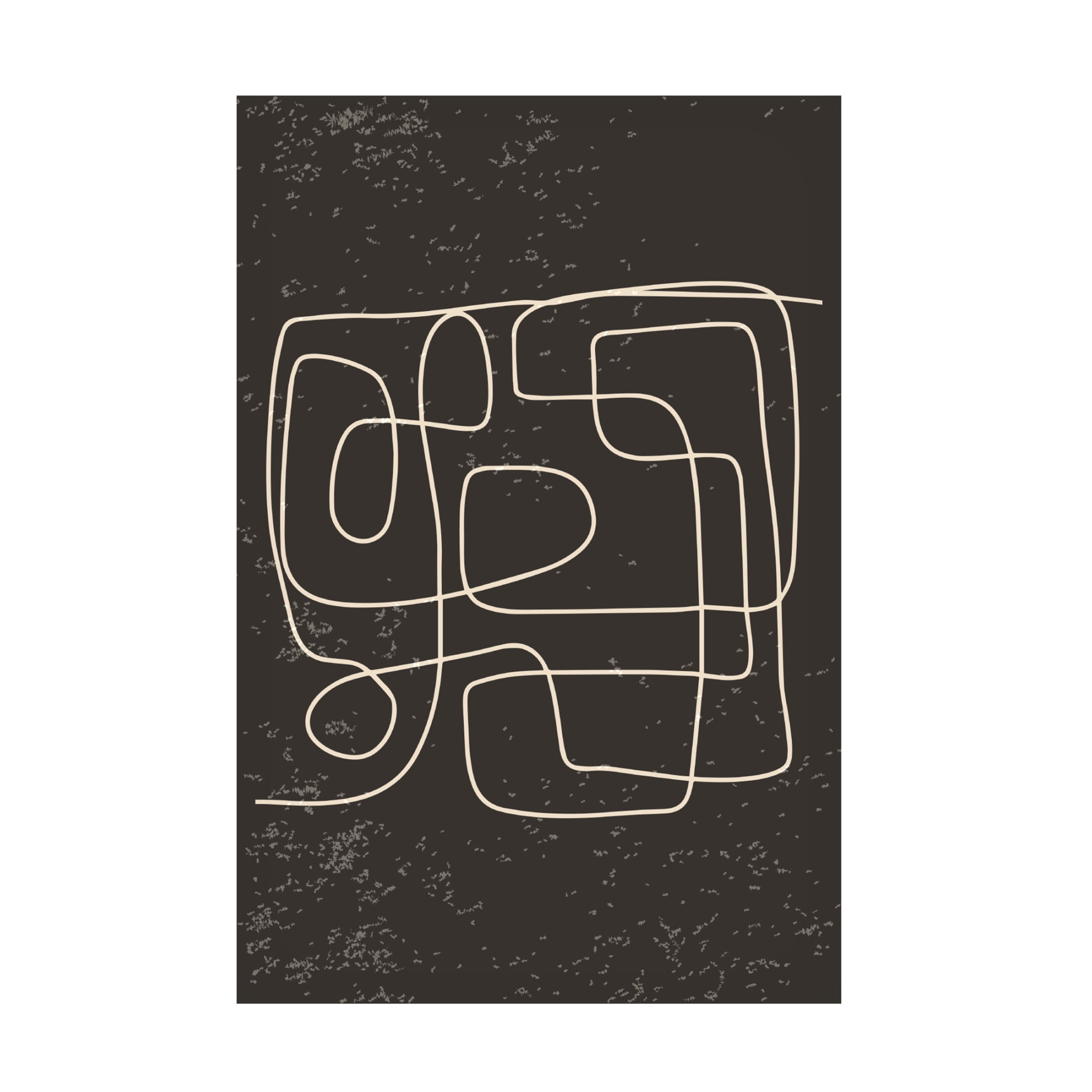 Trademark Fine Art jay stanley Black and White Lines 3 Canvas Wall Art