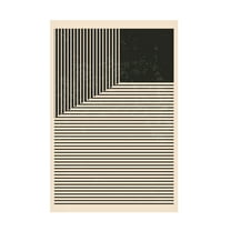Trademark Fine Art jay stanley Black and White Lines Series 1 Canvas Wall Art