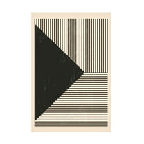 Trademark Fine Art jay stanley Black and White Lines Series 2 Canvas Wall Art