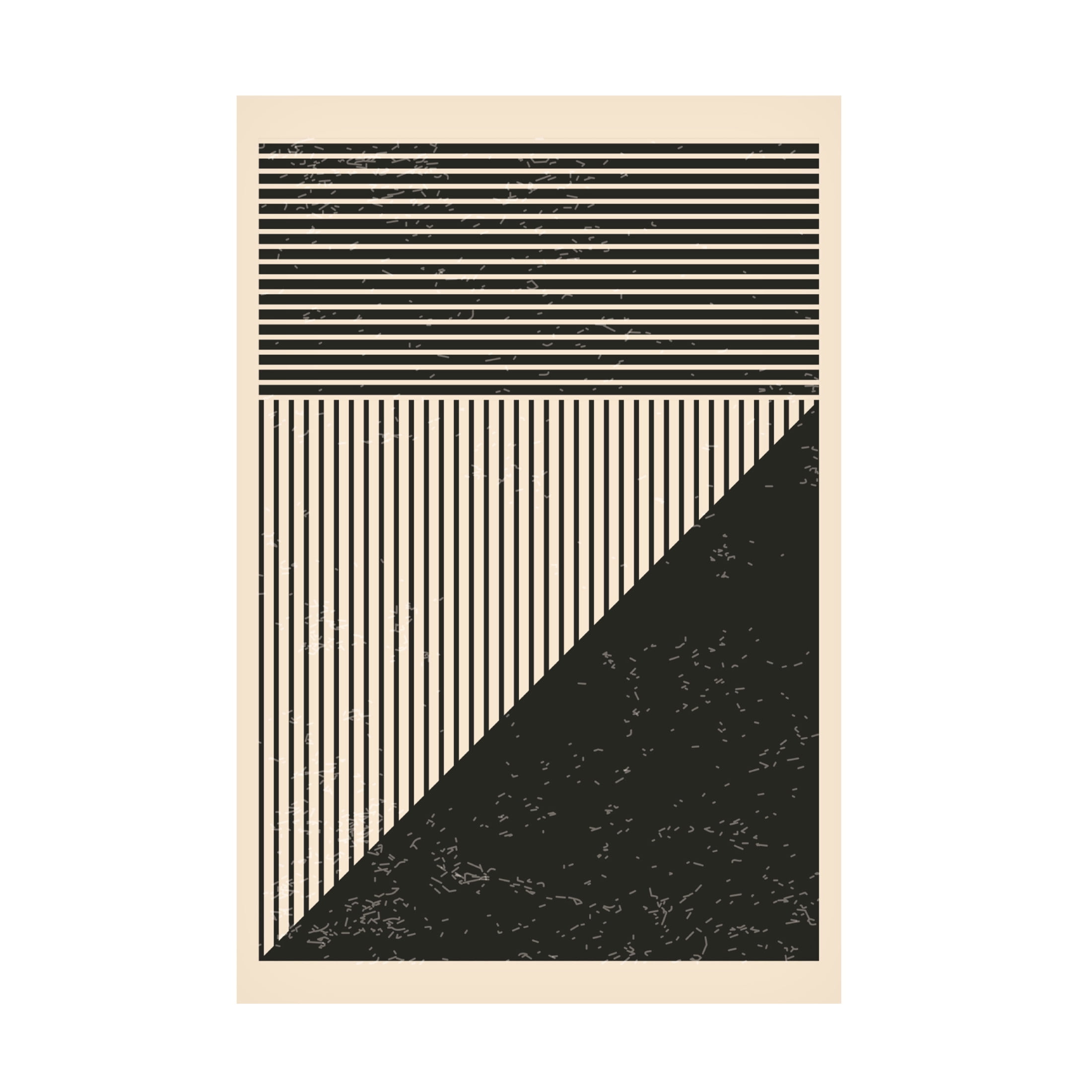 Trademark Fine Art jay stanley Black and White Lines Series 3 Canvas Wall Art