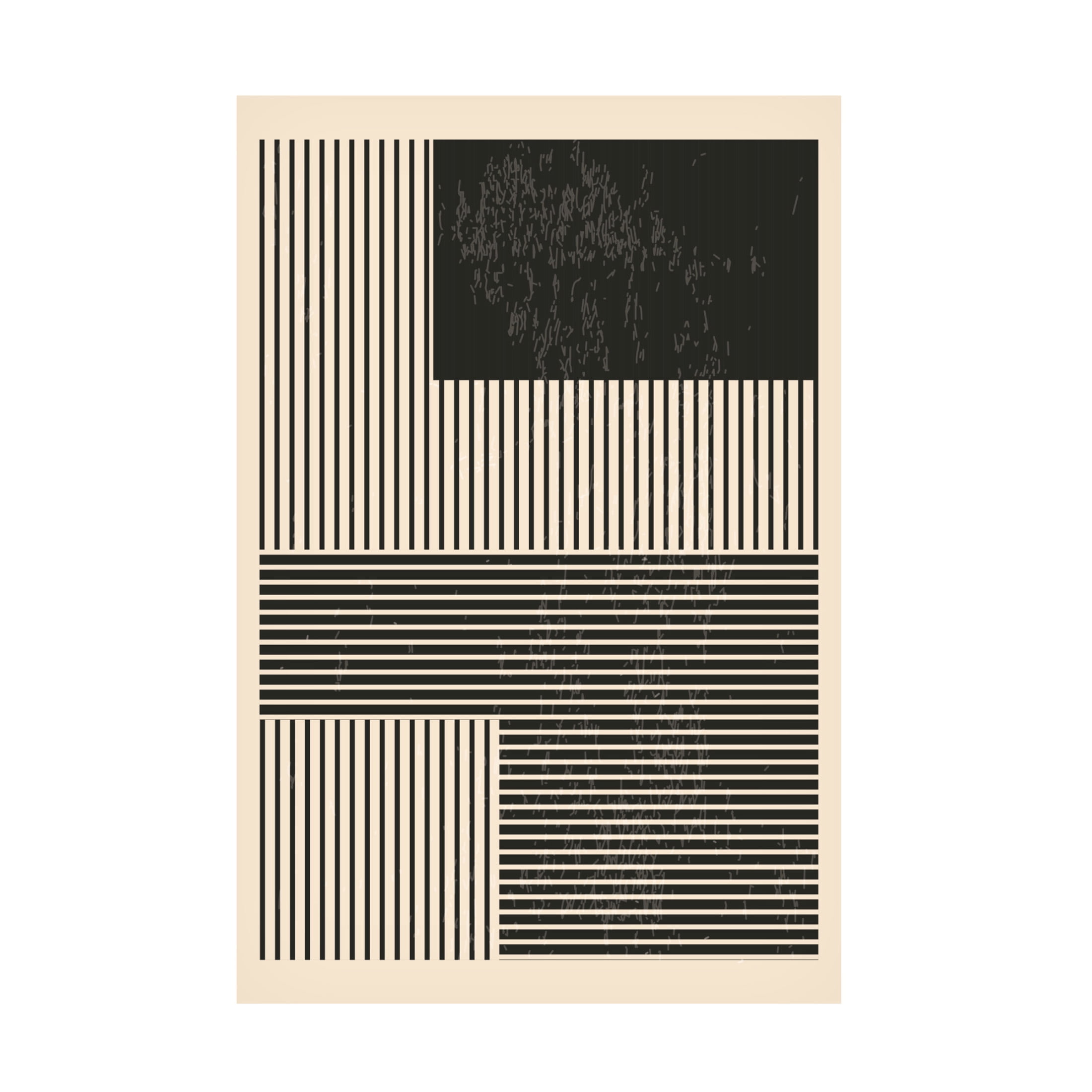 Trademark Fine Art jay stanley  Black and White Minimal Series 1 Canvas Wall Art