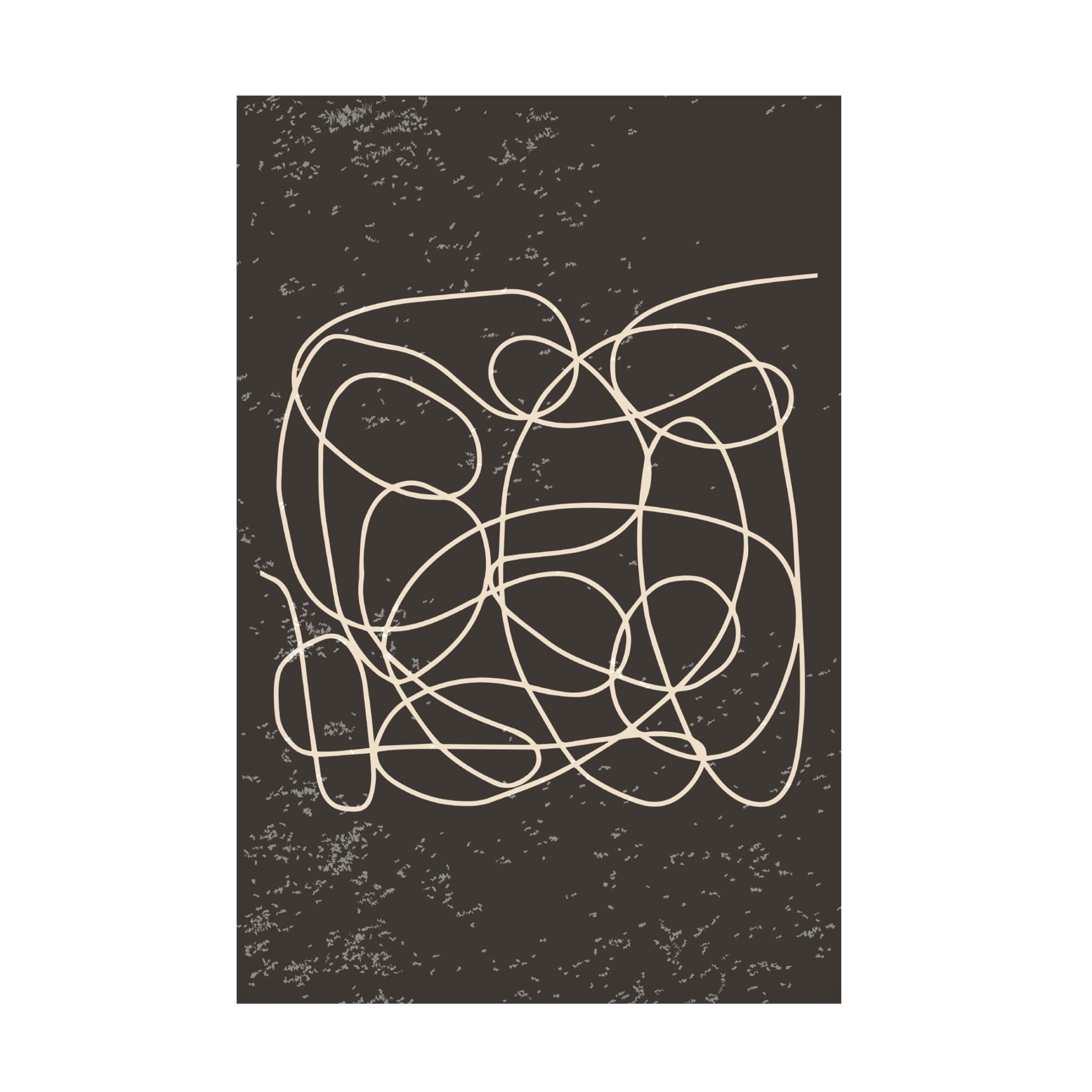 Trademark Fine Art jay stanley Black and White One Line 1 Canvas Wall Art