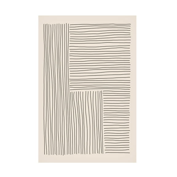 Trademark Fine Art jay stanley Boho Line Vibes 4 Canvas Wall Art