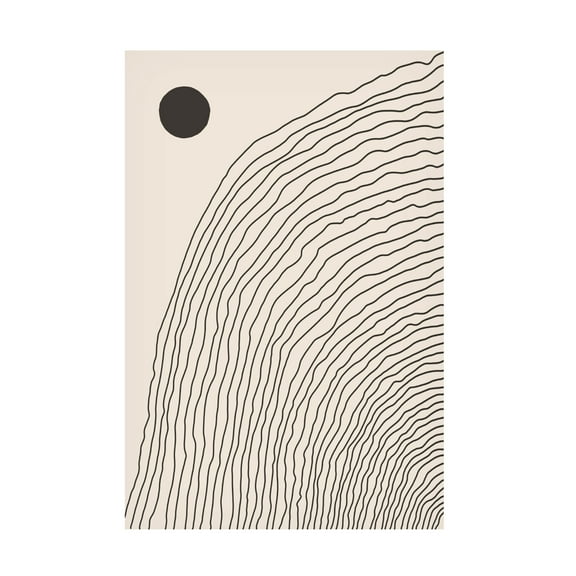 Trademark Fine Art jay stanley Boho Lines Series 4 Canvas Wall Art