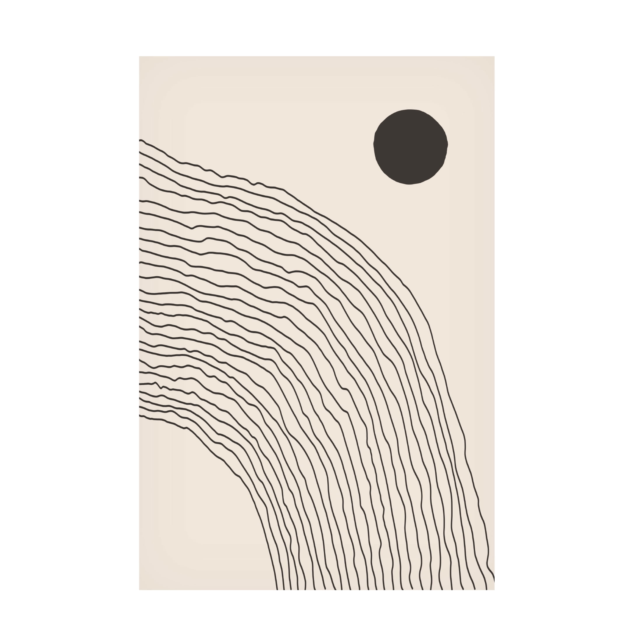 Trademark Fine Art jay stanley  Boho Lines Series 5 Canvas Wall Art