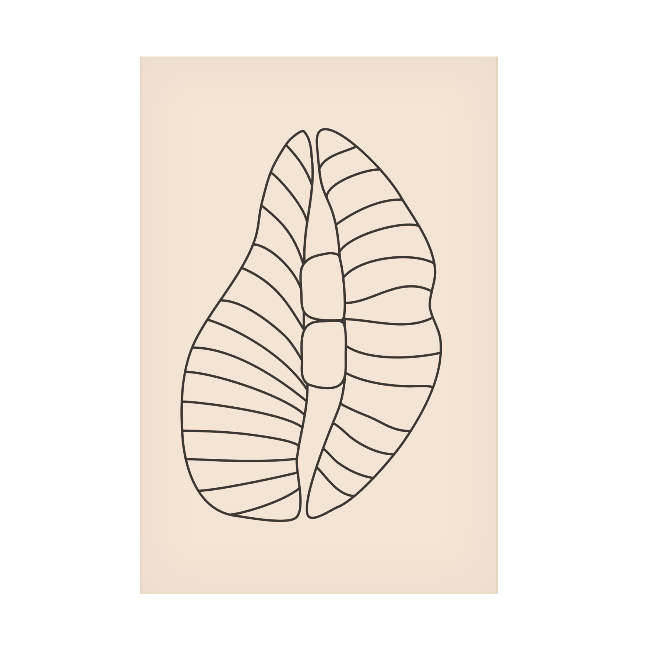 Trademark Fine Art jay stanley  Boho Mouth Canvas Wall Art