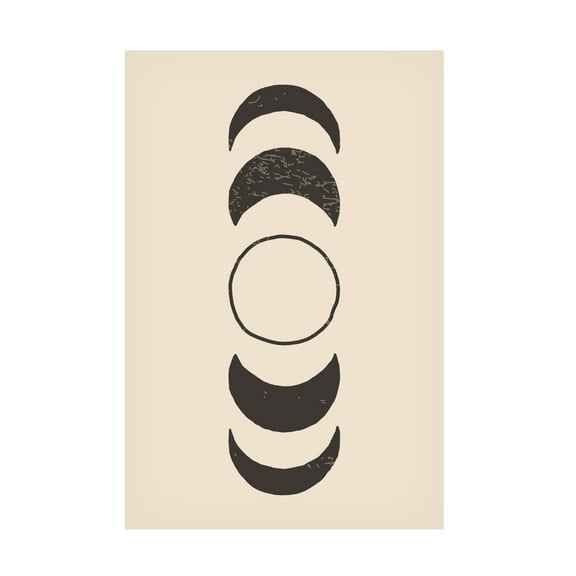 Trademark Fine Art jay stanley Boho Sun and Moon 3 Canvas Wall Art