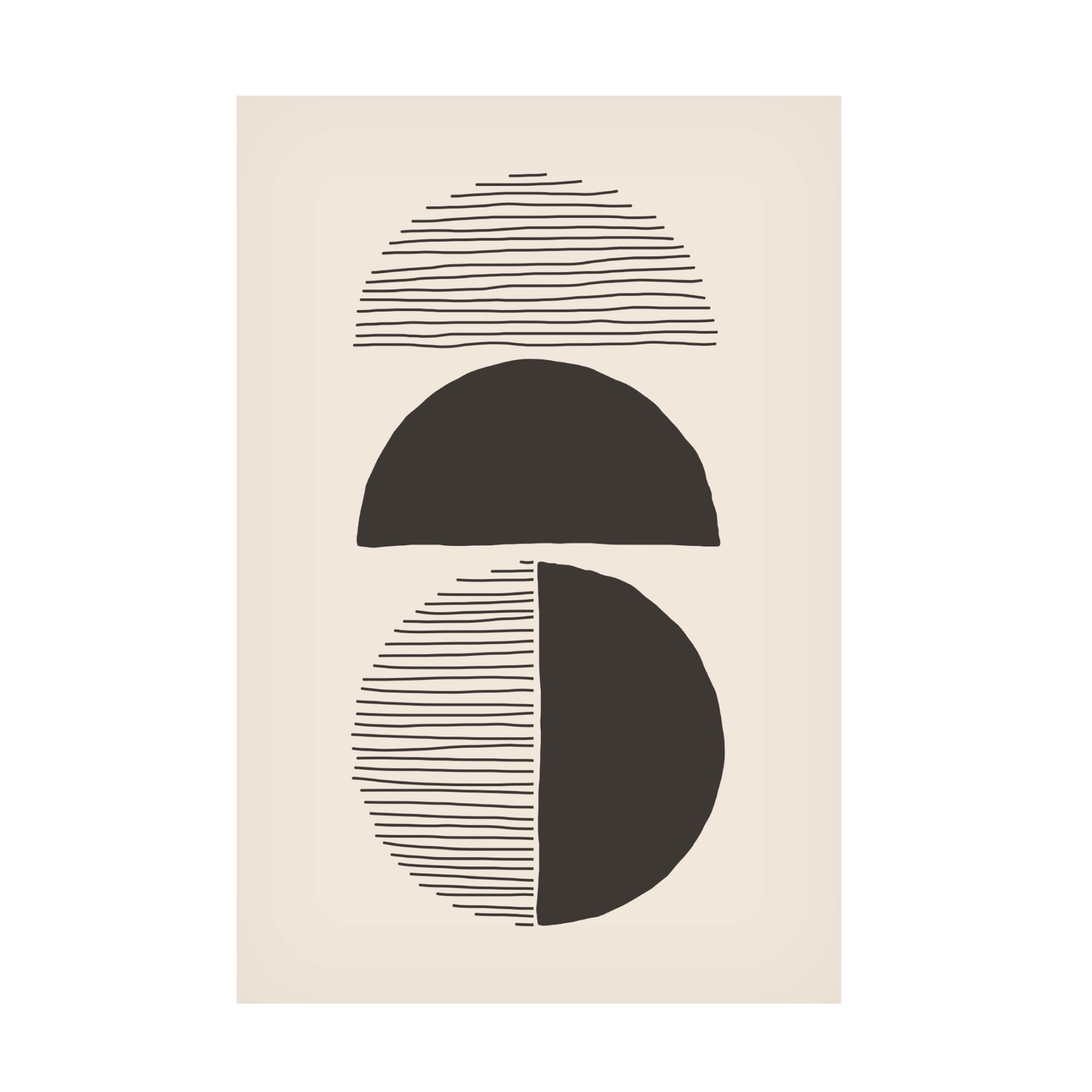 Trademark Fine Art jay stanley Circles and Lines 2 Canvas Wall Art