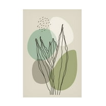 Trademark Fine Art jay stanley  Color Abstract Plants 2 Canvas Wall Art