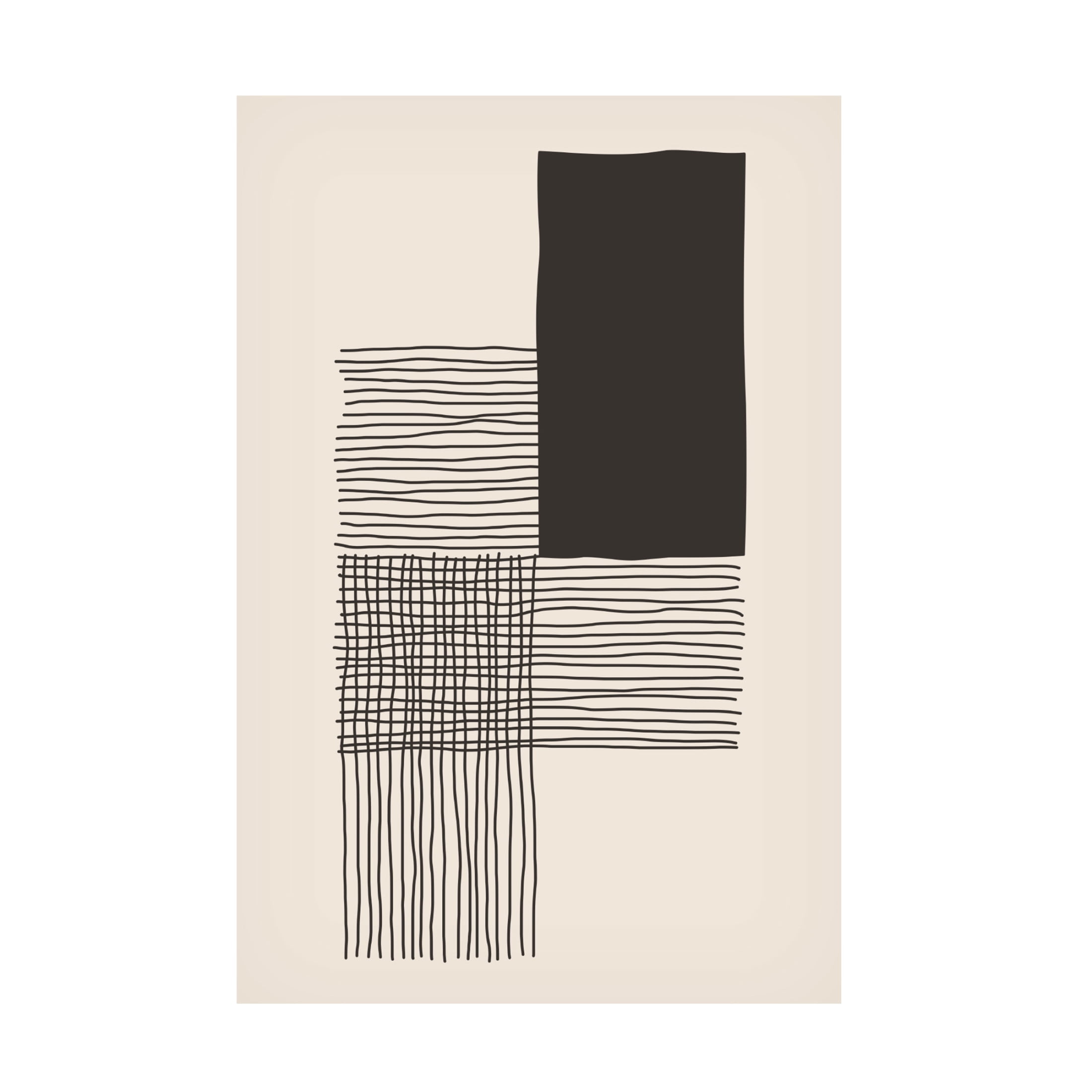Trademark Fine Art jay stanley Dark Minimalism Series 4 Canvas Wall Art