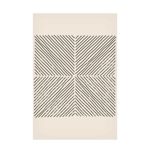 Trademark Fine Art jay stanley  Geometric Minimal Set 3 Canvas Wall Art