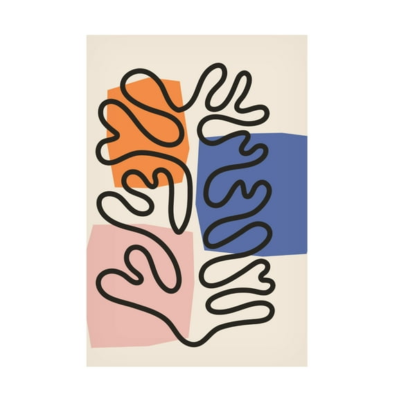 Trademark Fine Art jay stanley Henri Matisseas Fabulous Algae 3 Canvas Wall Art