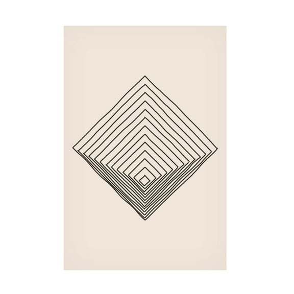 Trademark Fine Art jay stanley Imperfect Lines 1 Canvas Wall Art