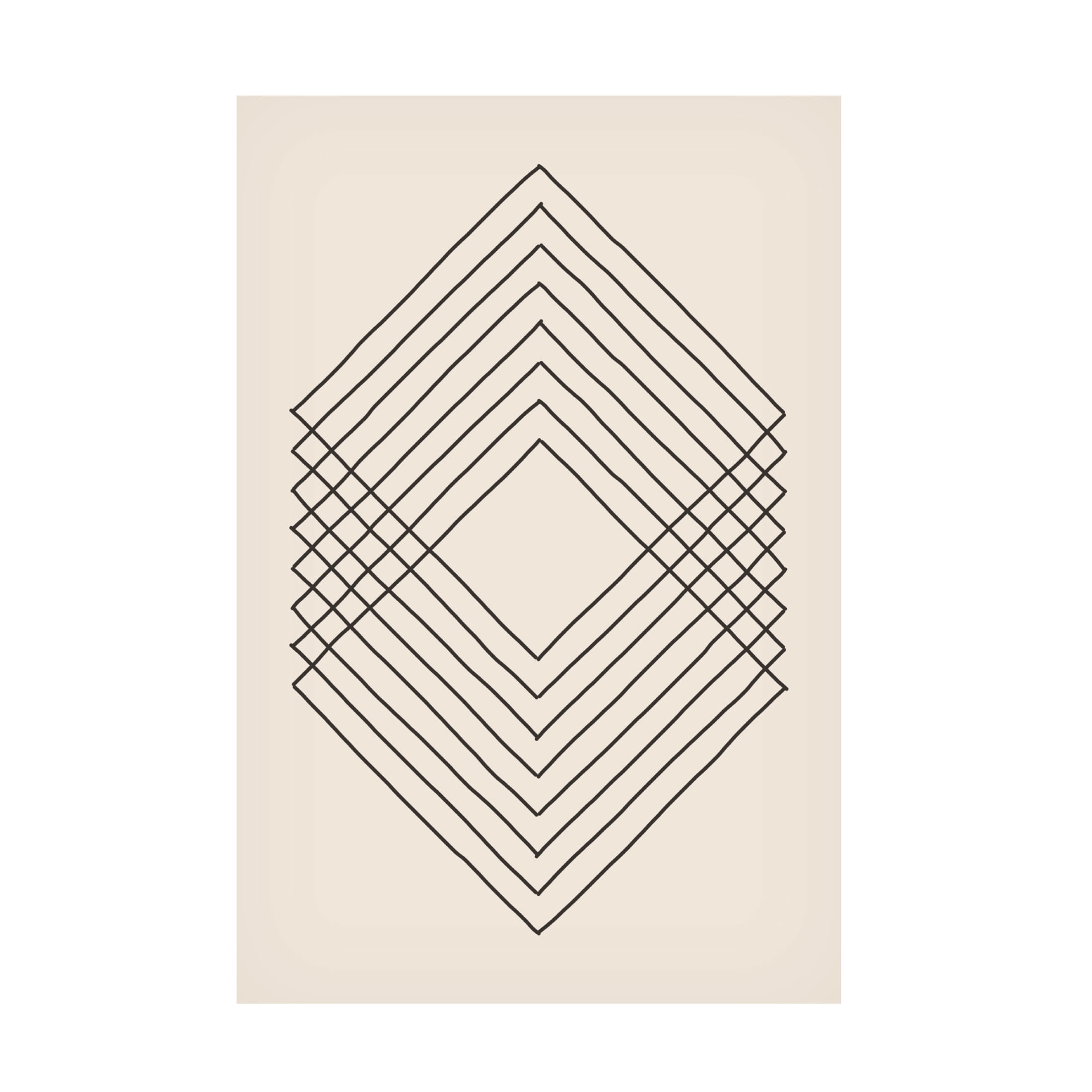 Trademark Fine Art jay stanley Imperfect Lines 3 Canvas Wall Art