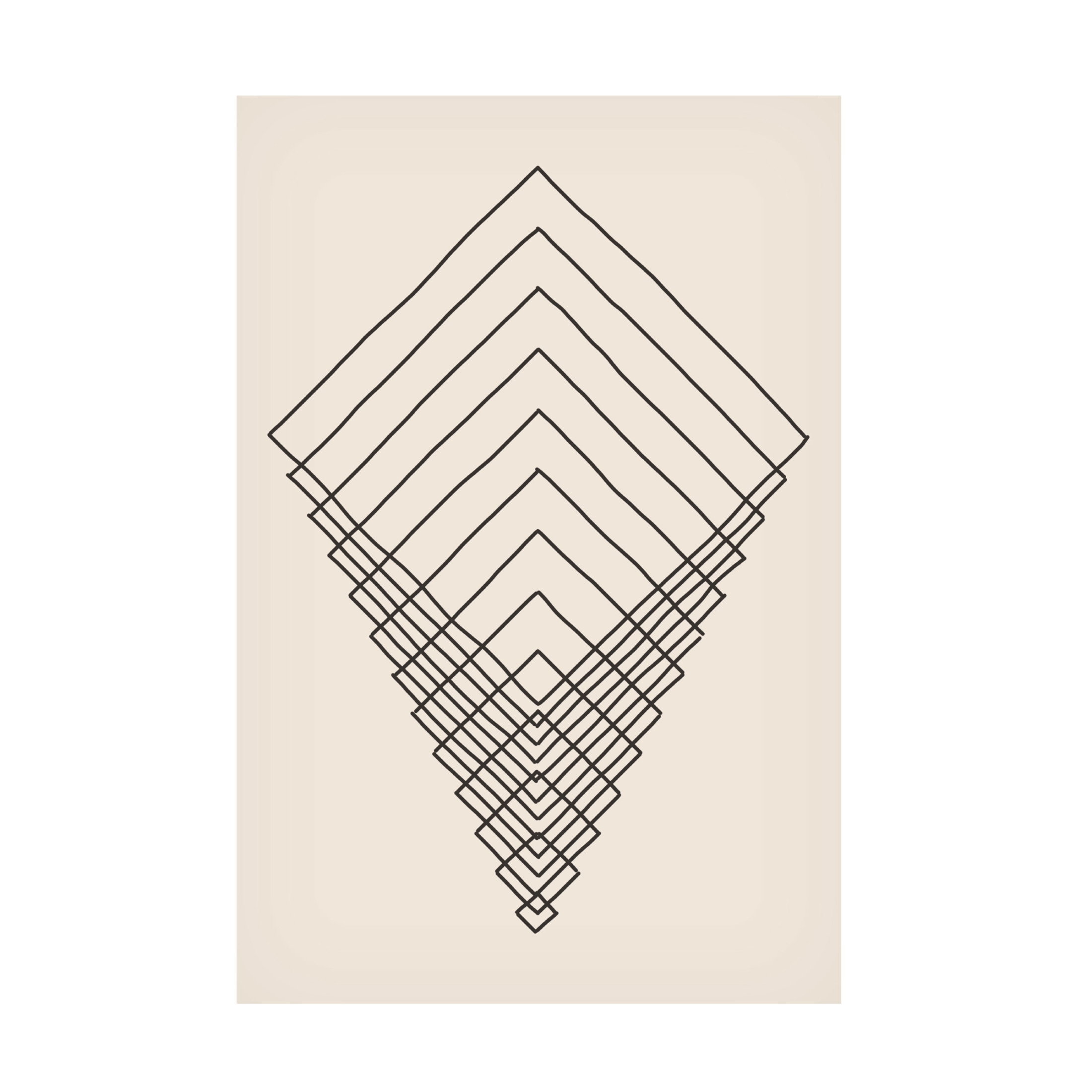 Trademark Fine Art jay stanley Imperfect Lines 5 Canvas Wall Art