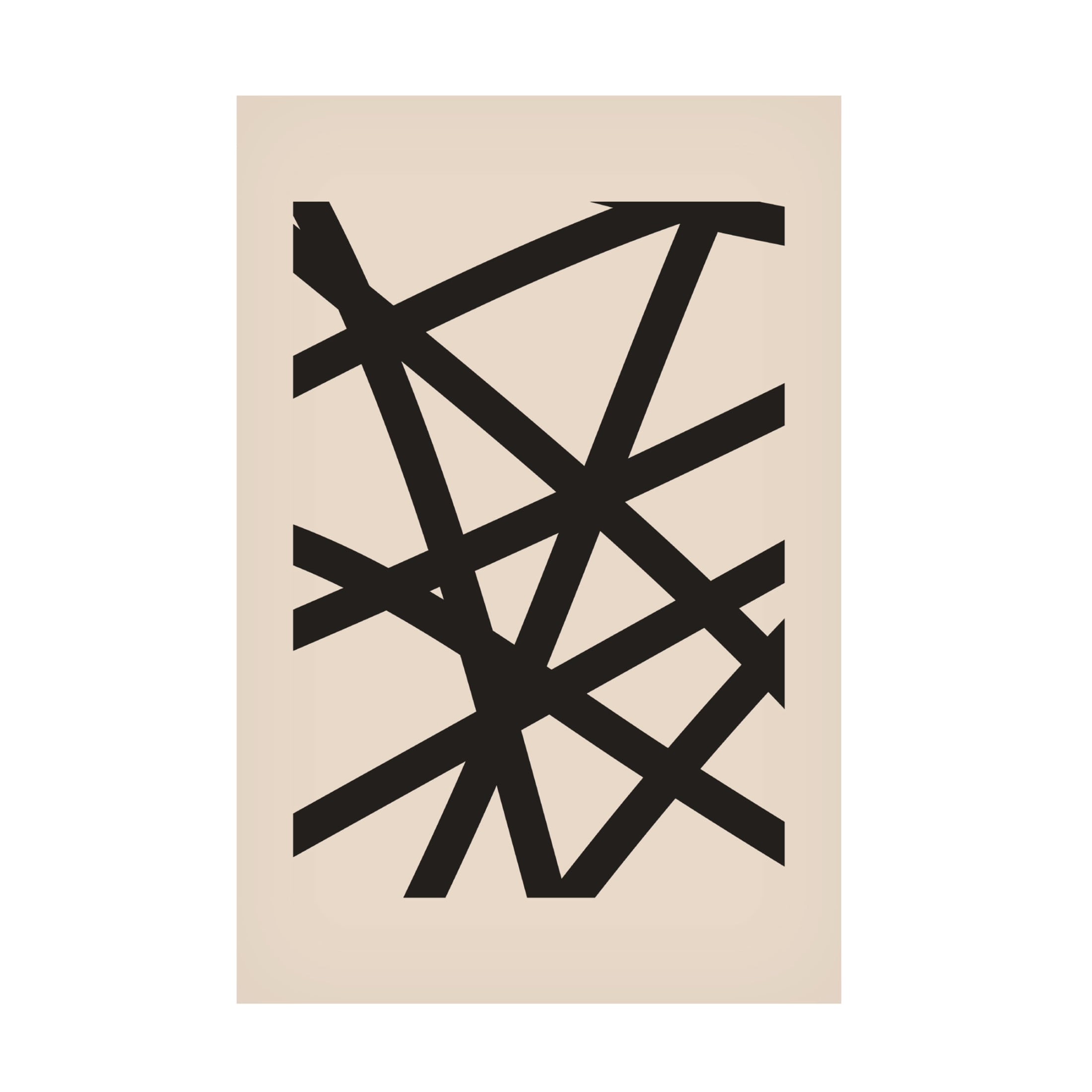 Trademark Fine Art jay stanley Minimal Black Expression 2 Canvas Wall Art