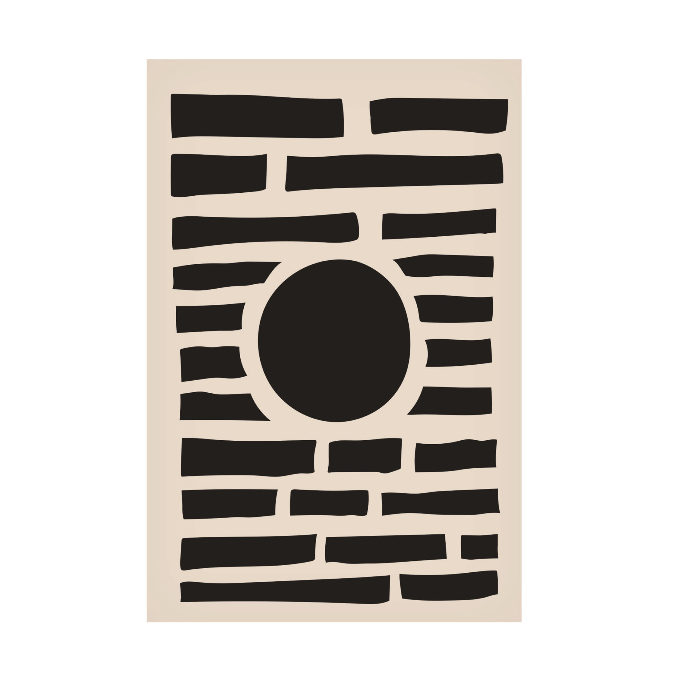Trademark Fine Art jay stanley Minimal Black Expression 3 Canvas Wall Art