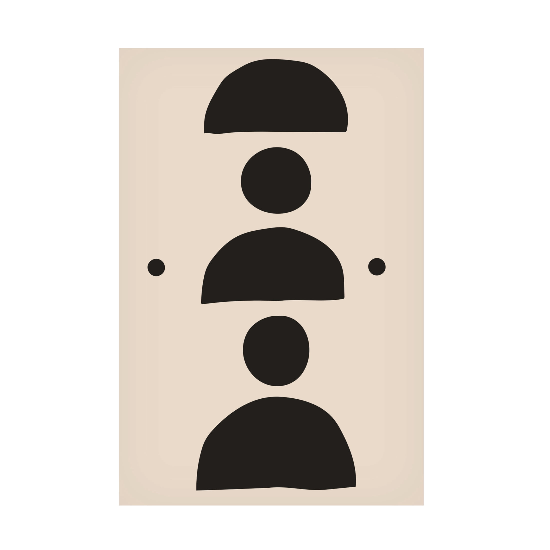 Trademark Fine Art jay stanley Minimal Black Expression 4 Canvas Wall Art