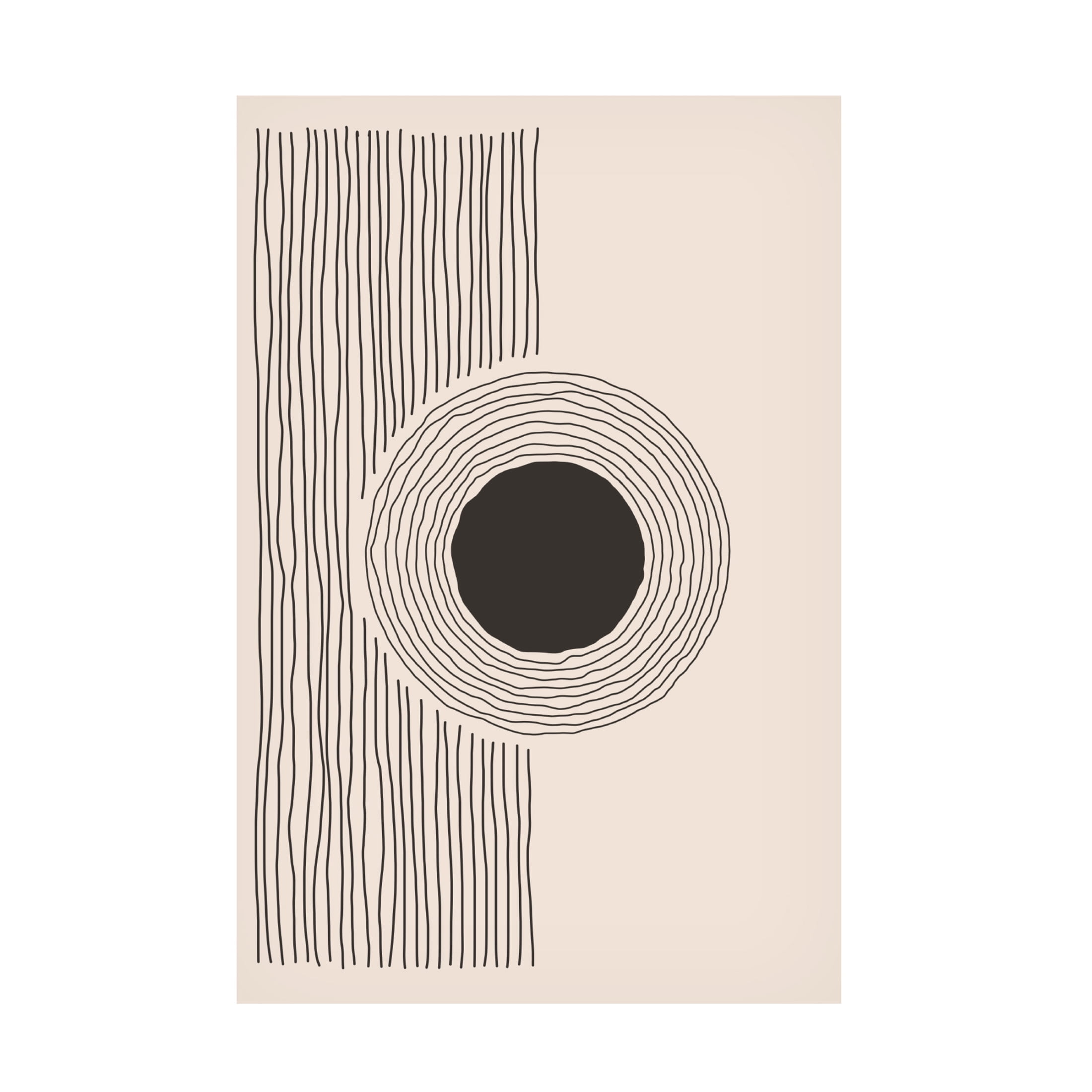 Trademark Fine Art jay stanley Minimal Circle Canvas Wall Art