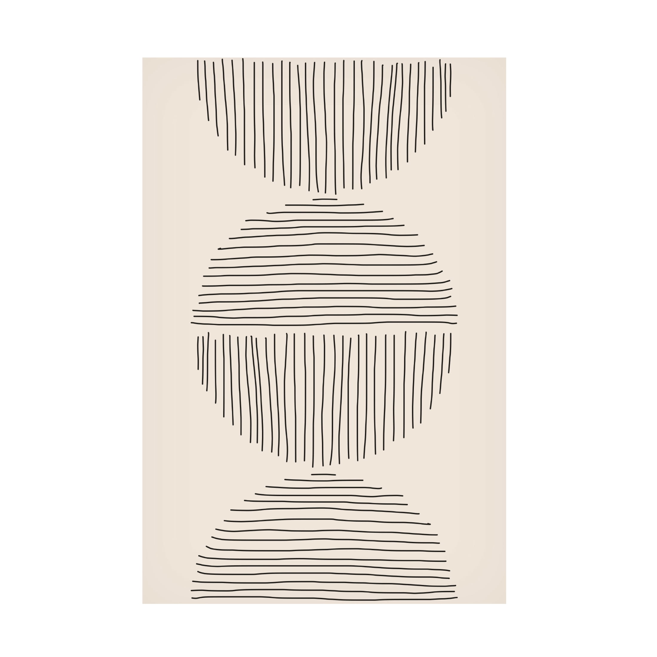 Trademark Fine Art jay stanley  Minimal Circle Series 2 Canvas Wall Art