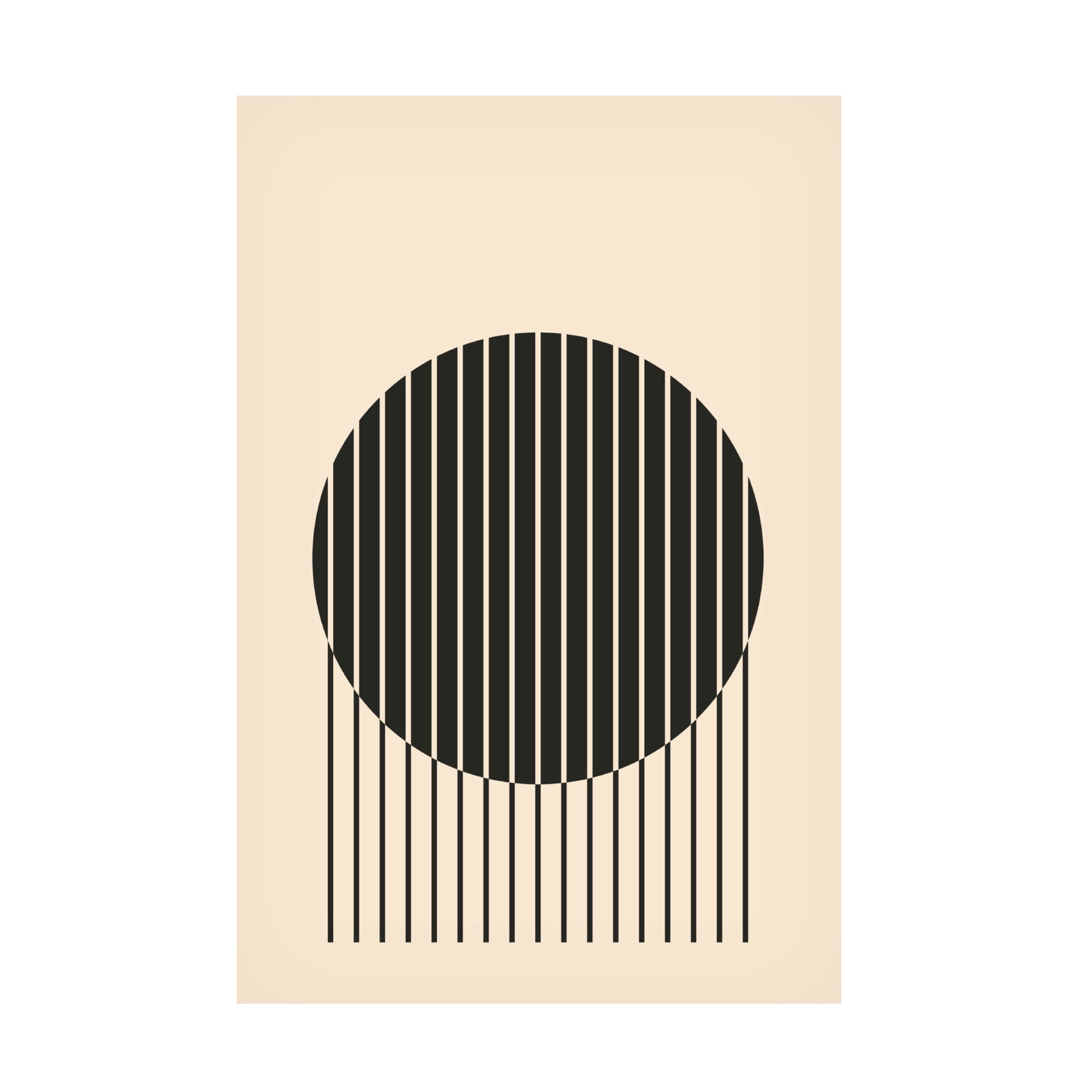 Trademark Fine Art jay stanley  Minimal Circle Vibes 1 Canvas Wall Art