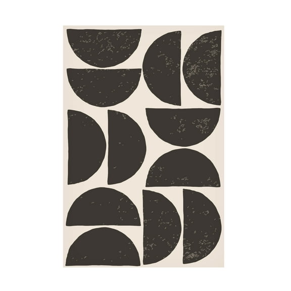 Trademark Fine Art jay stanley  Minimal Circles 1 Canvas Wall Art