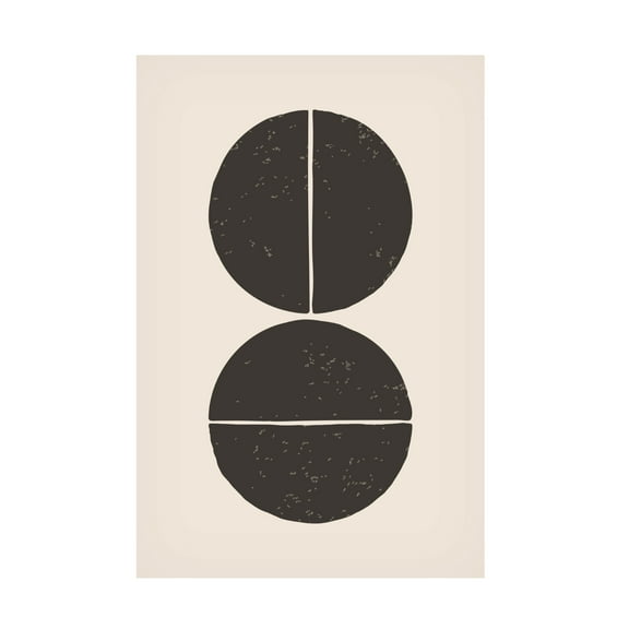 Trademark Fine Art jay stanley Minimal Circles 2 Canvas Wall Art