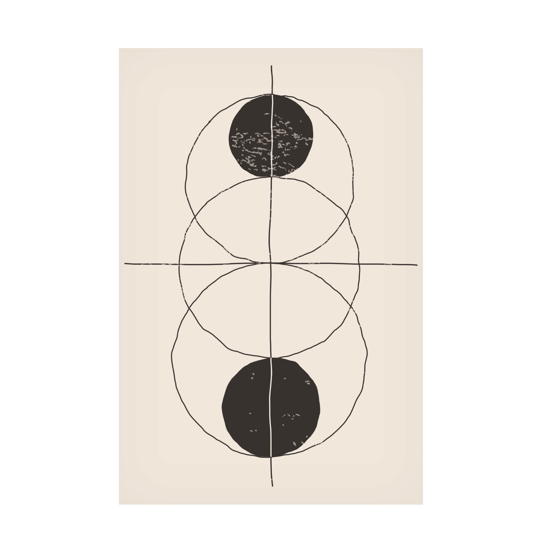 Trademark Fine Art jay stanley Minimal Geometric Shapes 1 Canvas Wall Art