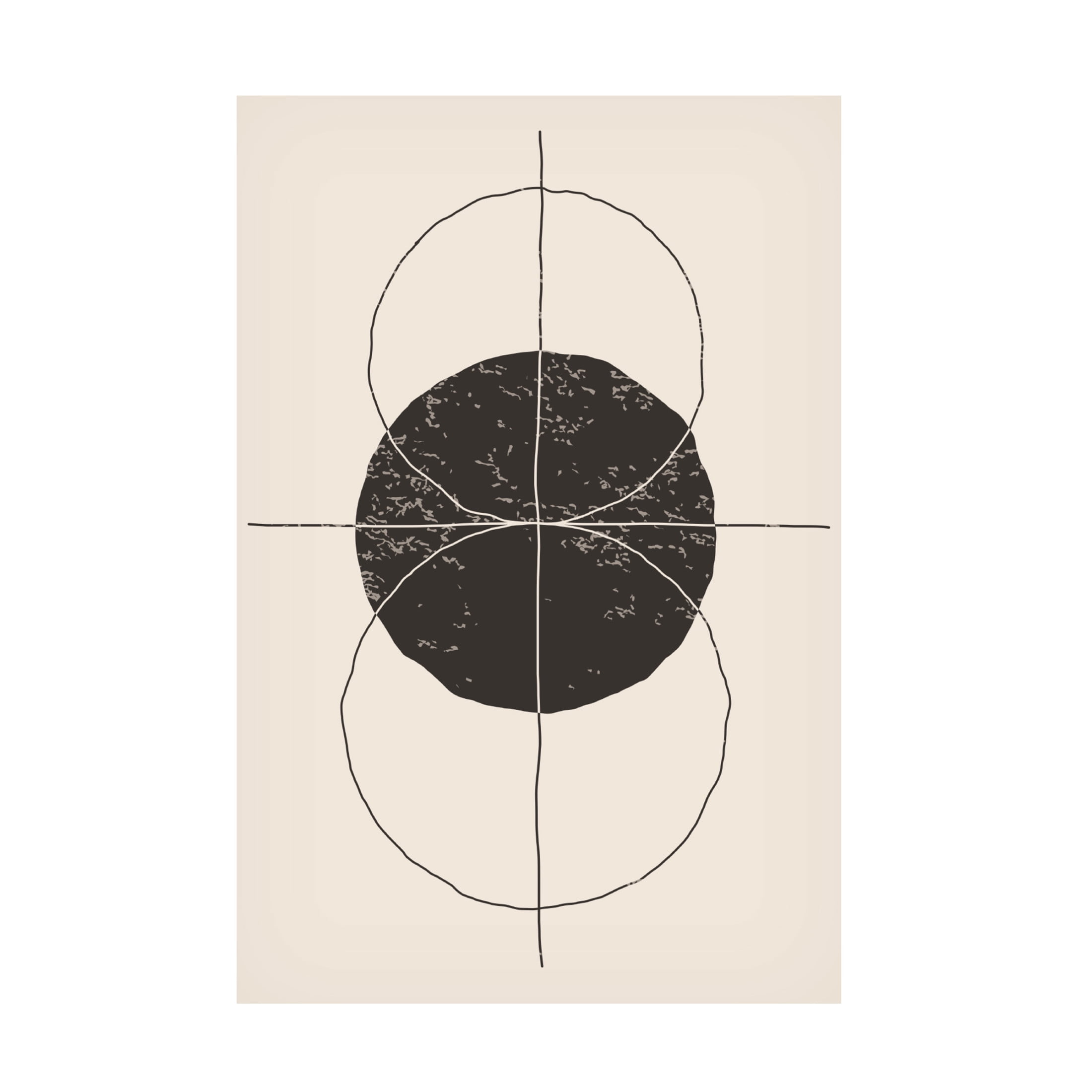 Trademark Fine Art jay stanley Minimal Geometric Shapes 4 Canvas Wall Art