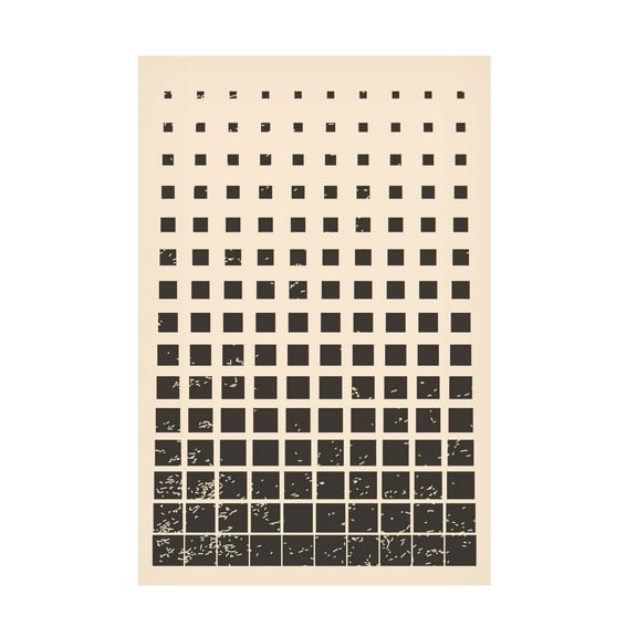 Trademark Fine Art jay stanley  Minimal Halftone Shapes 1 Canvas Wall Art