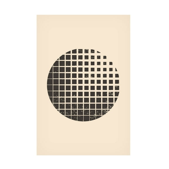 Trademark Fine Art jay stanley Minimal Halftone Shapes 2 Canvas Wall Art