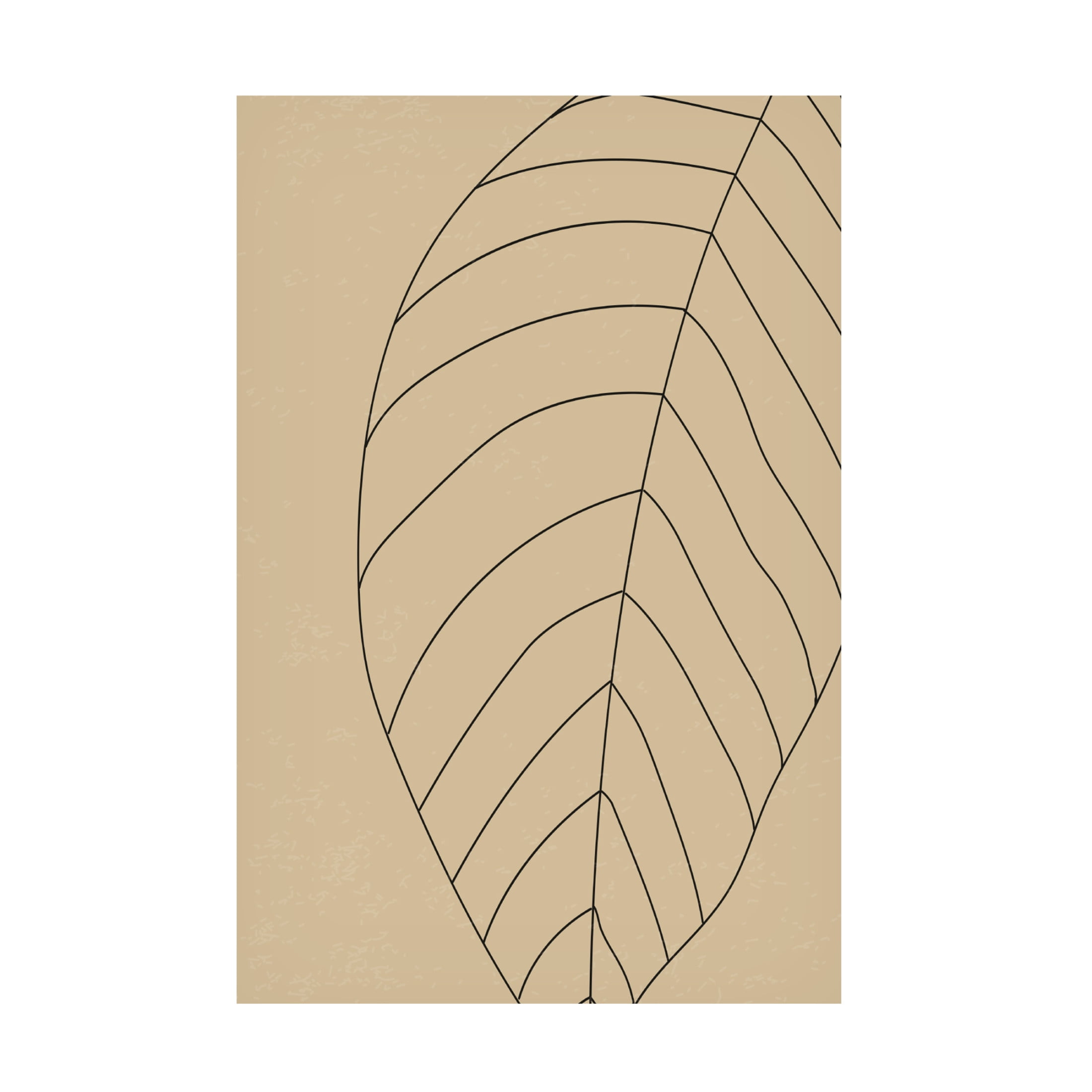 Trademark Fine Art jay stanley  Minimal Leaves 4 Canvas Wall Art