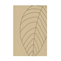 Trademark Fine Art jay stanley Minimal Leaves 4 Canvas Wall Art