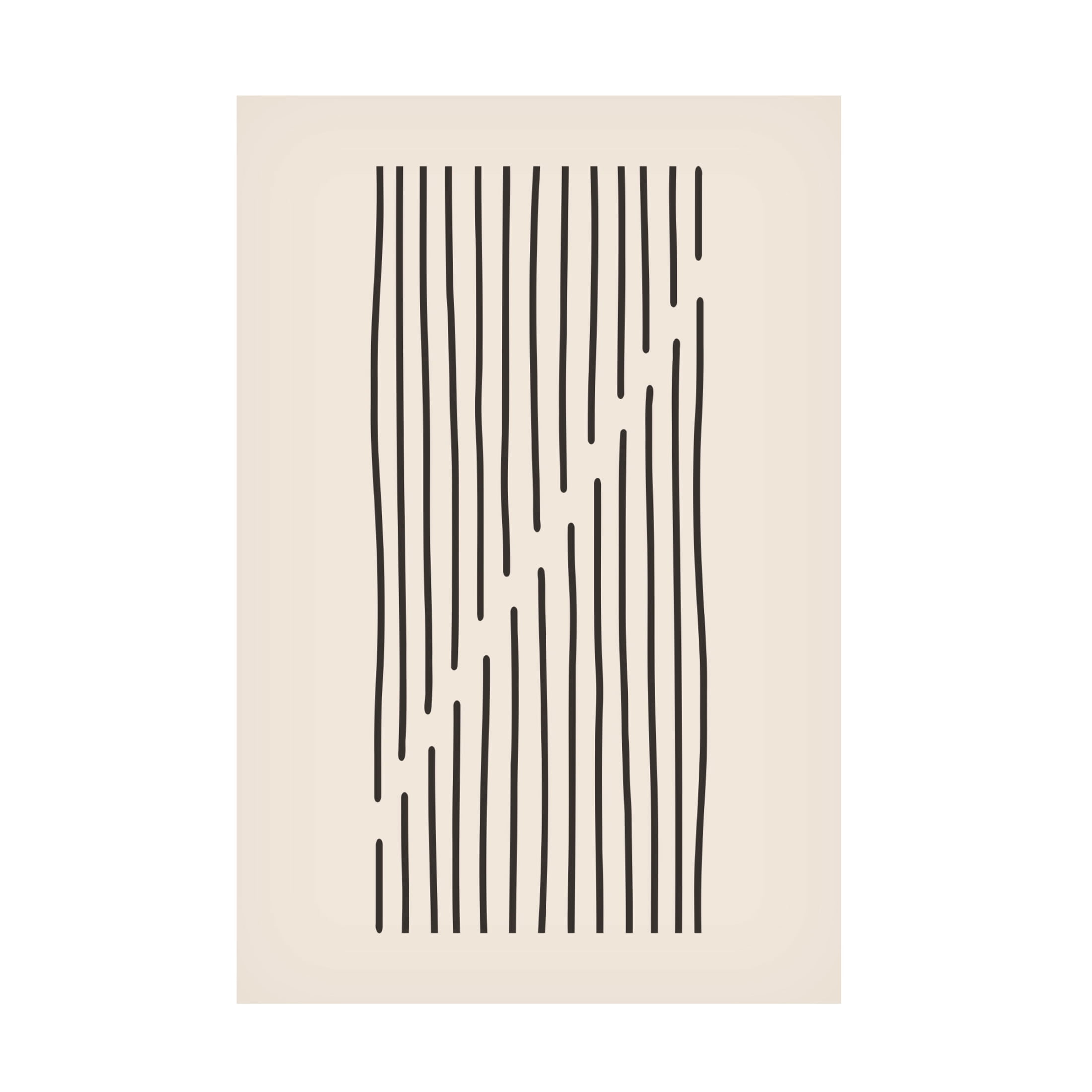 Trademark Fine Art jay stanley Minimal Line Design 3 Canvas Wall Art