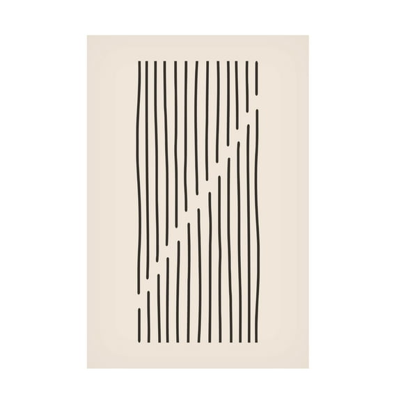 Trademark Fine Art jay stanley Minimal Line Design 3 Canvas Wall Art